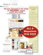 Dining Guide Special Sections