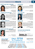 Health_Resources_09 Health Resources 09 Advertise in every issue