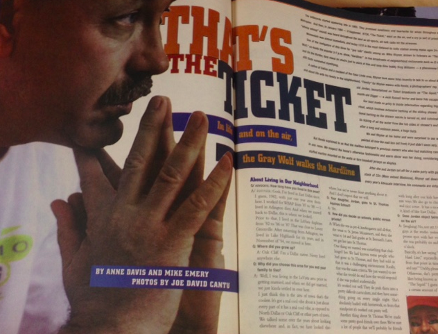 Inside spread of the 1999 article.