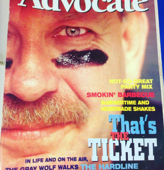 July 1999 Advocate, featuring The Ticket's Mike Rhyner 