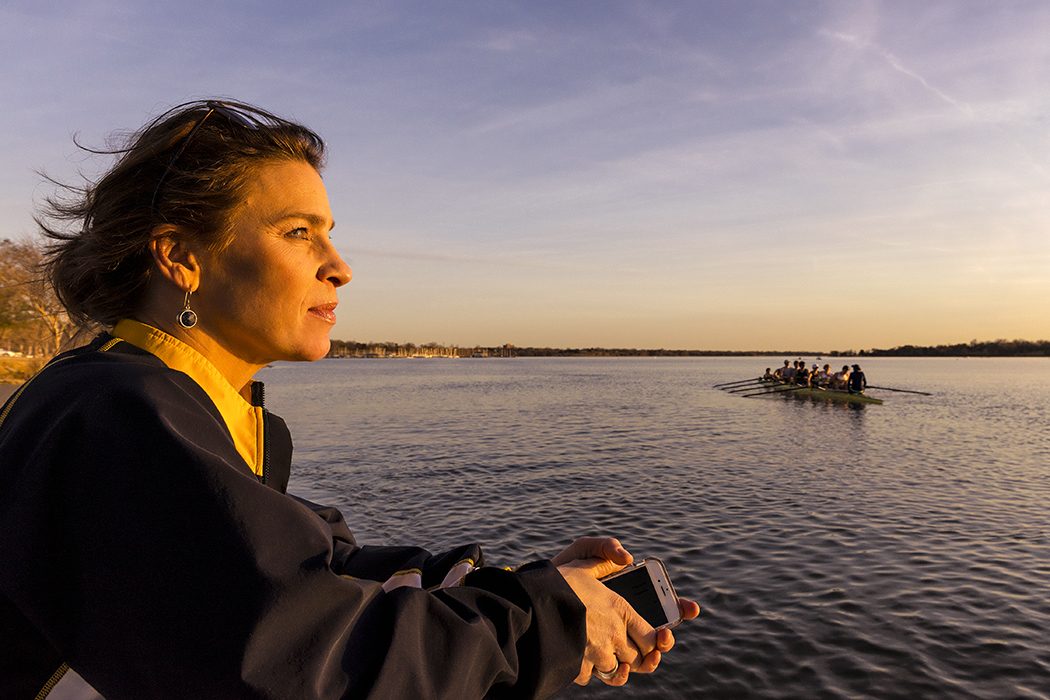 DUC president Tammy Adams is passionate about what rowing can do for youth, especially when it comes to scholarships. (Photo by Danny Fulgencio) 