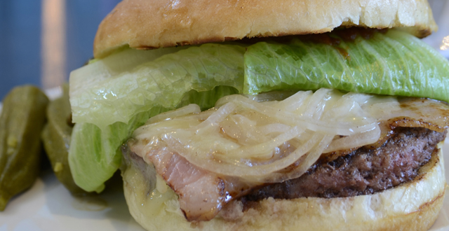 The LOT burger. Photo by Mark Davis