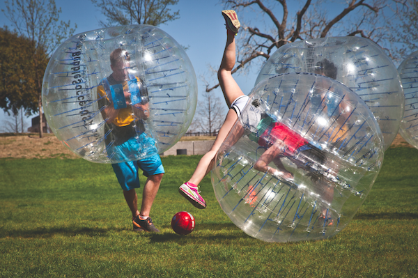 Bubble Soccer. Yes, it's as great as it sounds. 