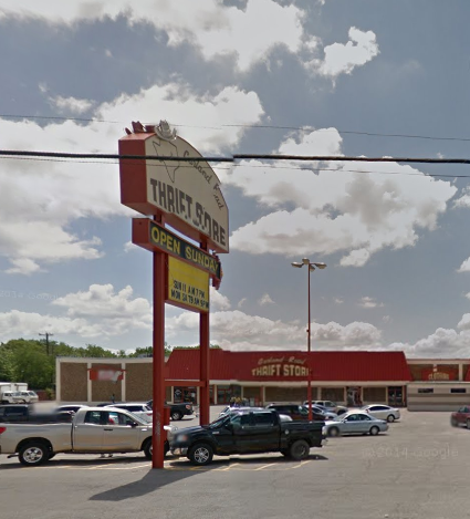 Two children were taken from this Garland Rd. store while their father tried on clothes: Google Maps