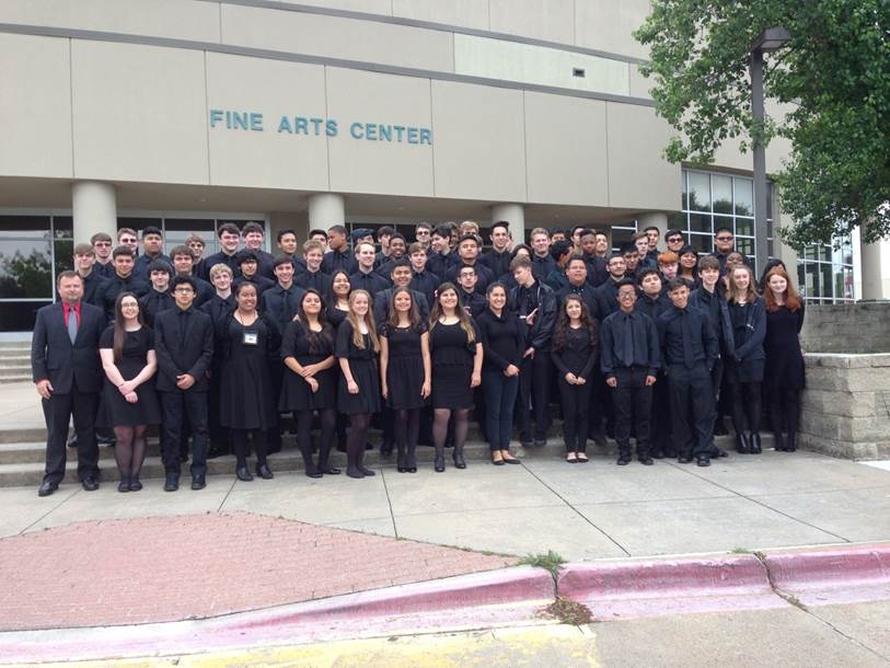 The Woodrow Wildcat Band at the Region 20 Music Band Concert and Sight Reading Contest in Waxahachie, Texas. 