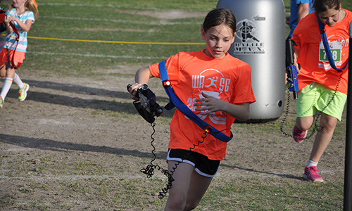 Laser-tag is one of the many White Rock Lake Spring Games. 