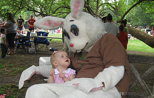 Annemarie Thomas and the Easter bunny