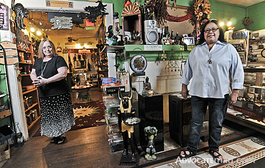 Cerina Wrye and Unarei Saldana opened The Labyrinth Metaphysical Herbal Apothecary in 1997. Photo by Can Türkyilmaz