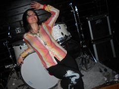 Kathena Bryant, vocalist for The Hippy Nuts