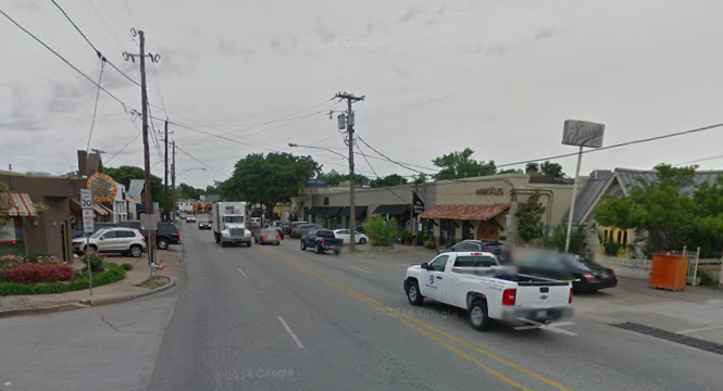 Screenshot of Google maps street view