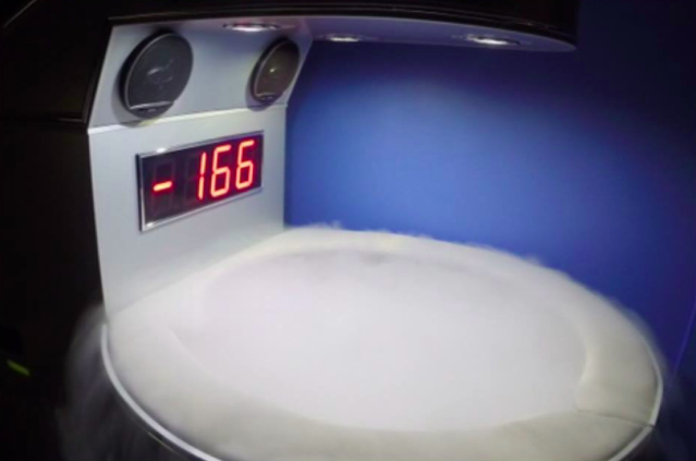 Cryotherapy sends your body into fight or flight mode with shockingly cold temperatures: photo from Facebook