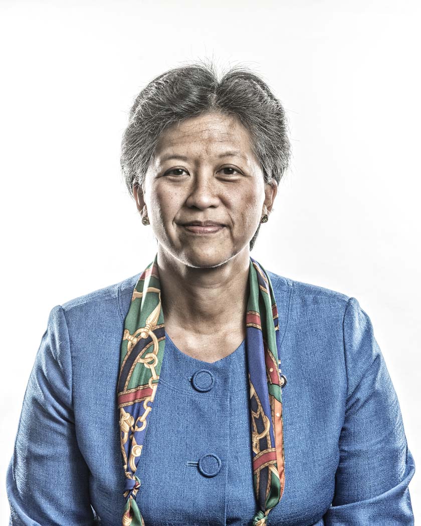 US Air Force Colonel Inez Sookmai (ret.) poses for a portrait at the Advocate Magazine photo studio in Dallas, TX on Sept. 29, 2015. Sookmai, who was raised in East Dallas, oversaw asset distribution for the Air Force in Afghanistan. Photo by Danny Fulgencio