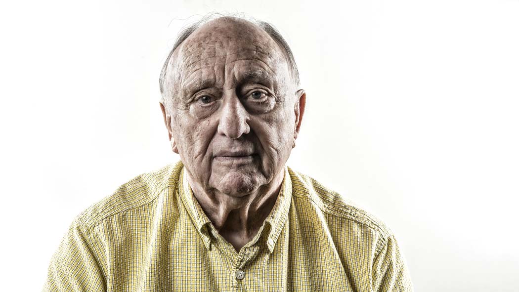 Joe Applewhite poses for a portrait at CC Young Retirement Community in Dallas, TX on Sept. 30, 2015. In 1951, Applewhite served in the US Army as a First Lieutenant during the Korean War. As a forward observer for an artillery unit, he was later awarded a Bronze Star for his actions in combat. Photo by Danny Fulgencio