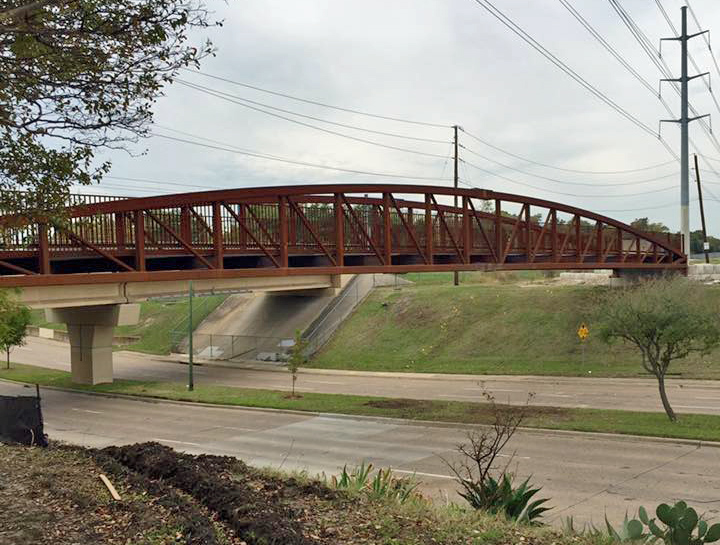 Katy Trail bridge over Abrams. Photo via Facebook: Mark Clayton for Dallas City Council District 9.