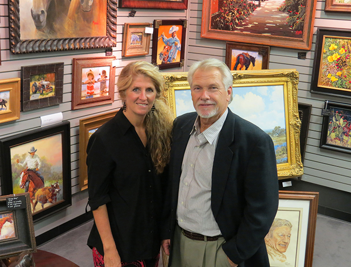 Pam and Hans Massar of Dutch Art Gallery