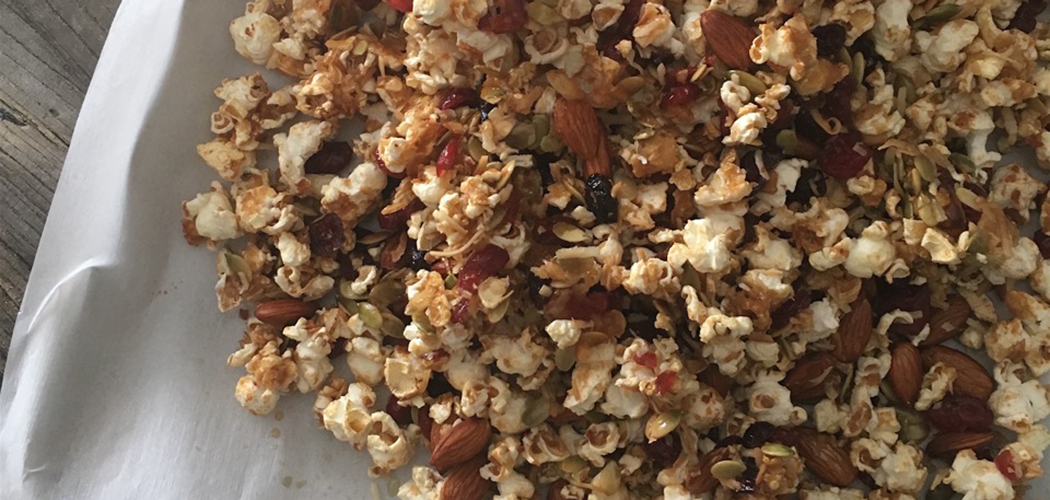 Granola popcorn (Photo by Kristen Massad)