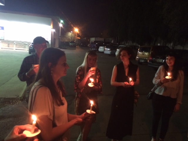 Weekend vigil at McCommas and Greenville (photo provided by Jerod Costas)