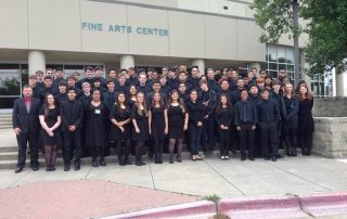 The Woodrow Wildcat Band at the Region 20 Music Band Concert and Sight Reading Contest in Waxahachie, Texas.