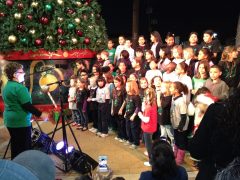 Alex Sanger Elementary choir sings at the Casa Linda Tree Lighting