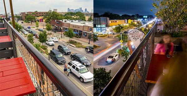 Lower Greenville by day and night. (Photo by Danny Fulgencio)