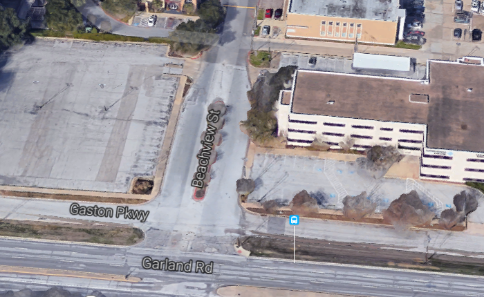 The parking lot on the left may soon be a restaurant with liquor sales, while the office building will soon be a Panera. (Photo from Google Maps)