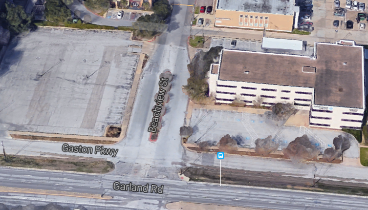 The parking lot on the left may soon be a restaurant with liquor sales, while the office building will soon be a Panera. (Photo from Google Maps)