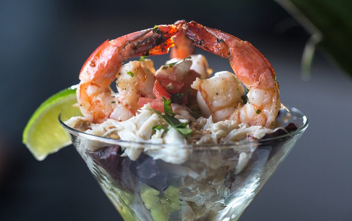 Shrimp and crab martini. (Photo by Kathy Tran)