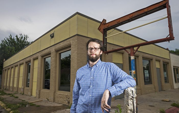 Nathaniel Barrett is developing in a way that maintains history in Old East Dallas. (Photo by Danny Fulgencio)