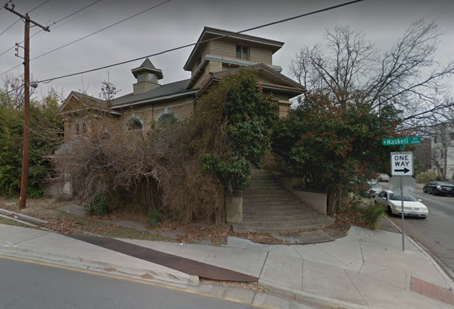 2200 N. Haskell Ave. was once known as Moon Mansion.