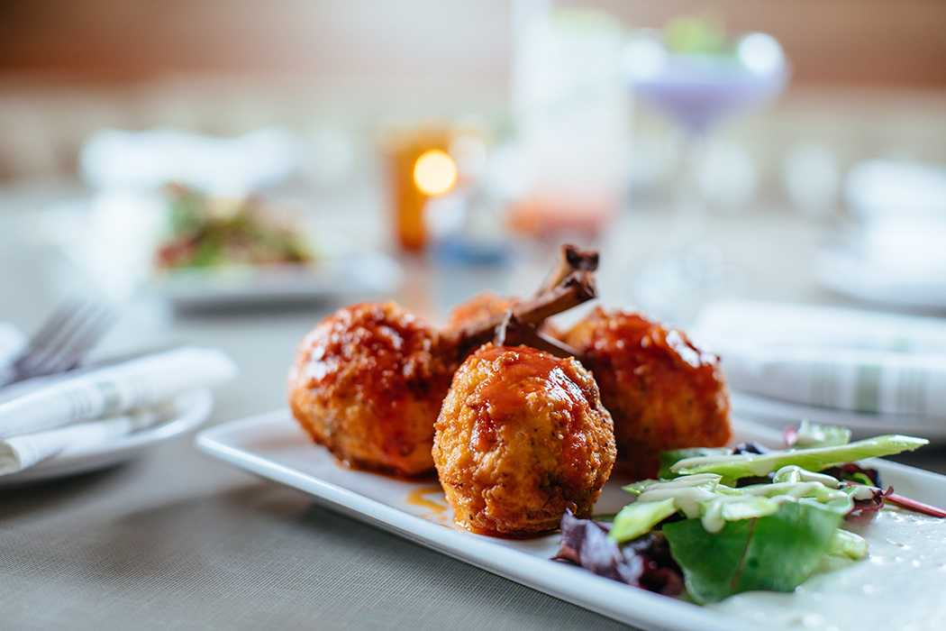 The fried-chicken confit. (Photo by Kathy Tran)