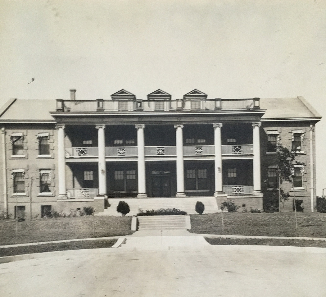 The original Harwood Hall was built in East Dallas in 1911. (Photo courtesy of Juliette Fowler Communities)