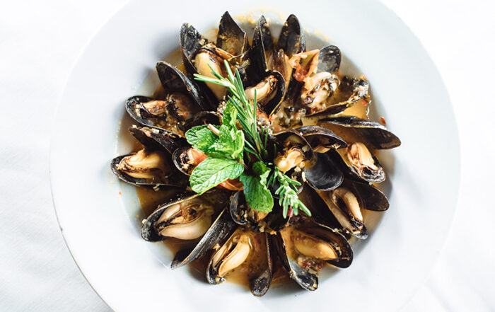 Muscles at St. Martin’s Wine Bistro Photo by Kathy Tran