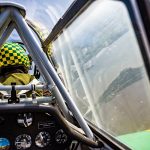 View from Steve DeWolf’s vintage aircraft (Photo by Danny Fulgencio)