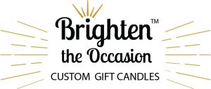 Brighten the Occasion custom gift candles
