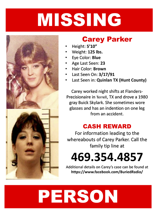 Parker’s missing poster.