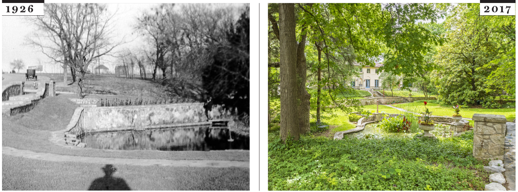 Left: 1926 Photo courtesy of Cindy Walker. Right: 2018 Photo by Danny Fulgencio.