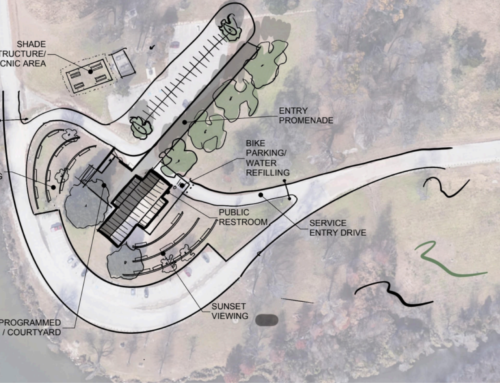 Architects present conceptual sketch design for Dreyfuss Club rebuild
