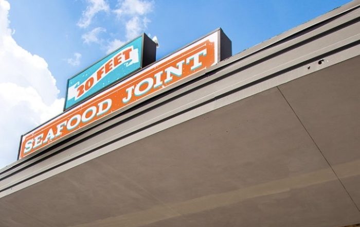 20 feet seafood facade