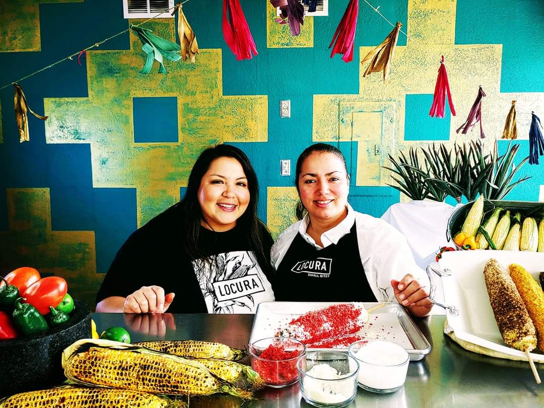 Mel Arizpe and chef Laura Carrizales, co-owners of Locura Small Bites.