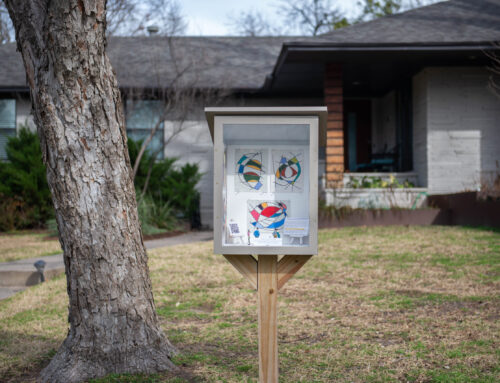 Jim and Selena Dixon opened a mini art gallery in their front yard