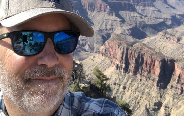 Randy Brown, East Dallas neighbor at the Grand Canyon
