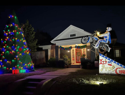 Local family shares joy with neighborhood through holiday decor