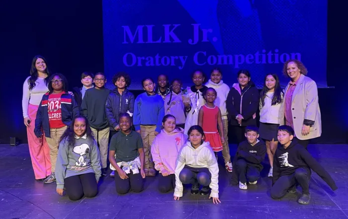 Winners of the 34th Annual MLK Jr. Oratory Competition. Photo courtesy of Dallas ISD.