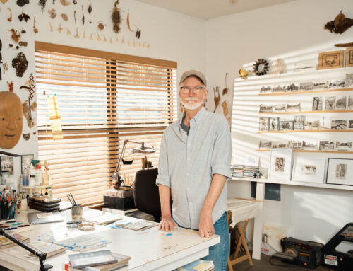 East Dallas artist depicts ghosts & absence in his books