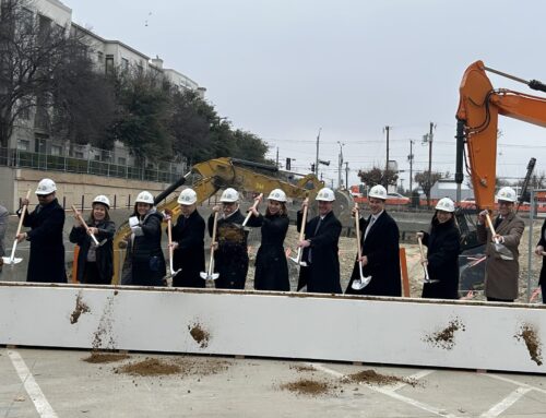 Mockingbird Station parking garage & new apartments break ground