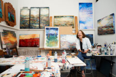 Lakewood artist expresses her own style in contemporary backyard studio