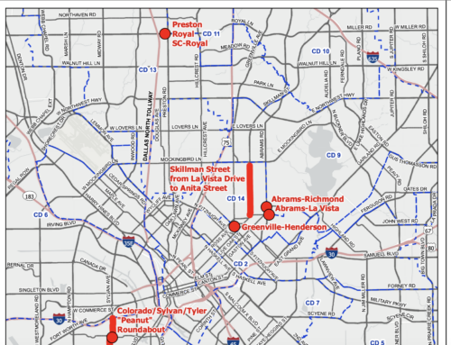 Updated traffic signals, Skillman restriping & pedestrian hybrid beacon coming to East Dallas