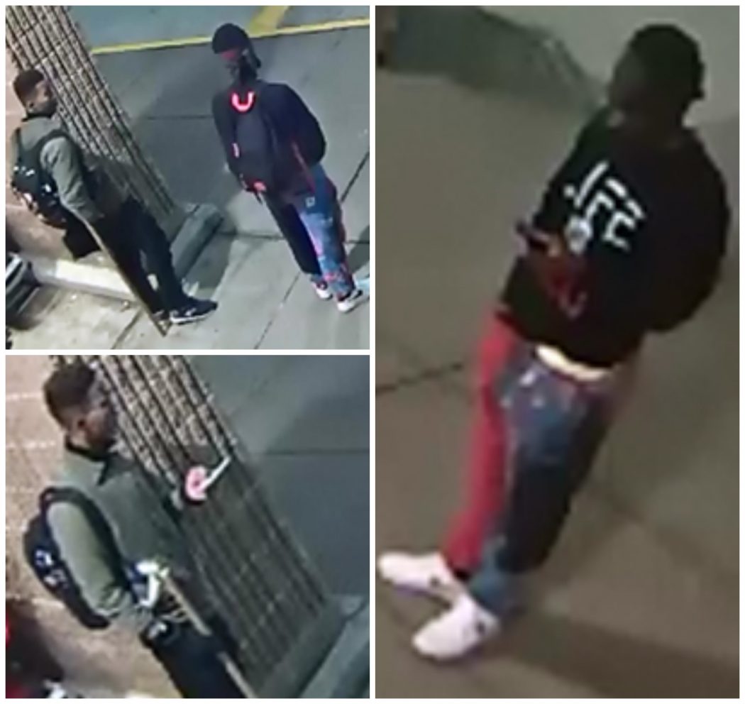 The two men suspected of attacking Derek Whitener on Jan. 14, 2017. (Photo from DPD)