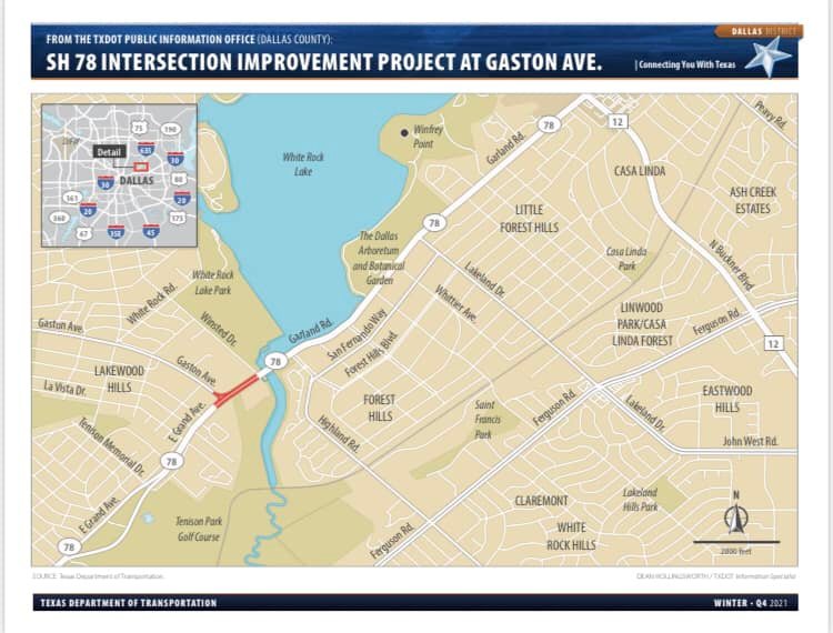 Construction On Gaston Garland Grand Begins Soon Continues Through 23 Lakewood East Dallas