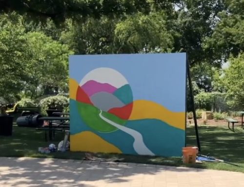 This local artist’s mesmerizing mural at Dallas Arboretum is a must see